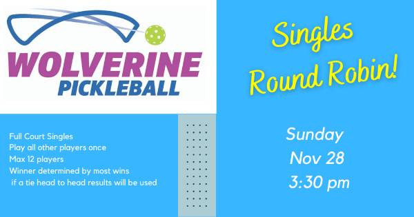Singles Round Robin