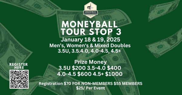 Craneway Winter 2025 Moneyball Tournament