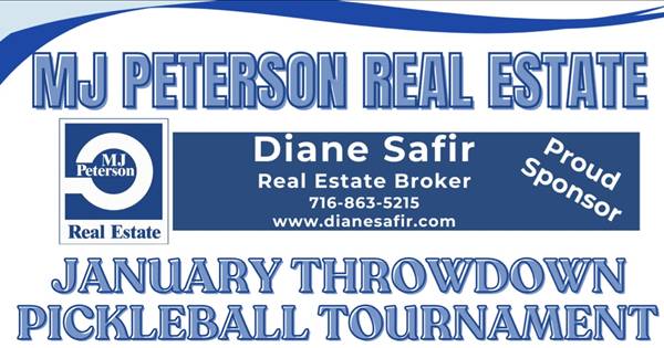 MJ Peterson Real Estate: January Throwdown Pickleball Tournament at Village Glen Tennis & Pickleball