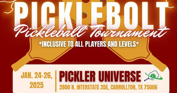 Picklebolt Pickleball Tournament @ Pickler Universe - Carrollton