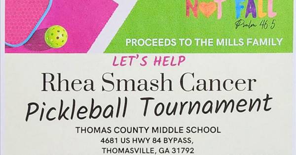 Rhea Smash Cancer Pickleball Tournament