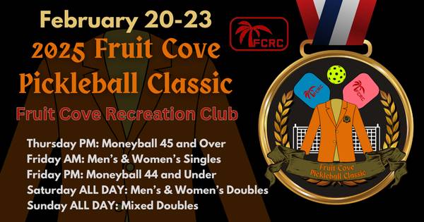 Fruit Cove Pickleball Classic 3rd Annual