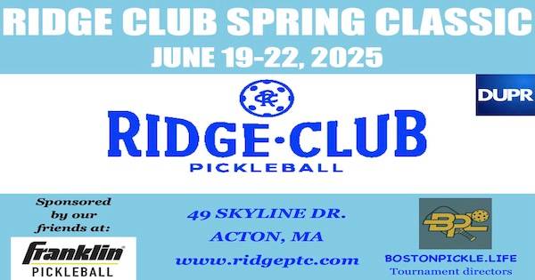 2025 RIDGE CLUB SPRING CLASSIC