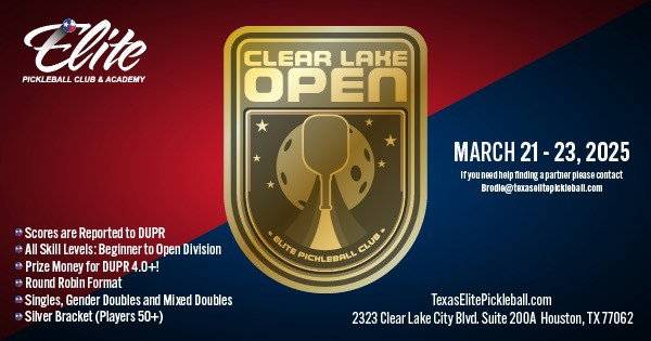 Elite: Clear Lake Open