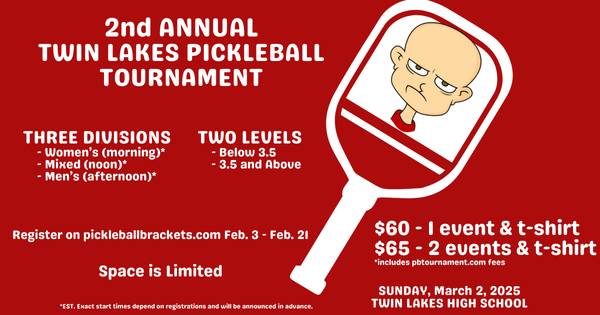 2025 Twin Lakes Pickleball Tournament