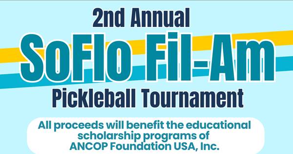 2nd Annual SoFlo Fil-Am Pickleball Tournament