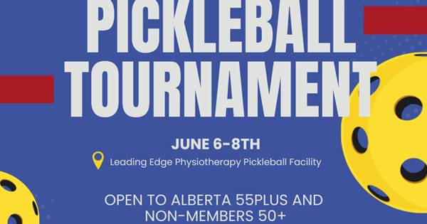 Leduc 55Plus Games Fundraiser Pickleball Tournament