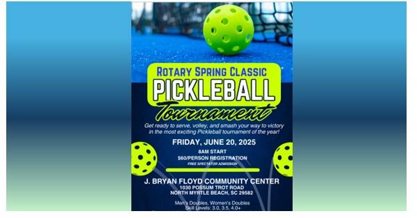 Rotary Spring Classic Pickleball Tournament