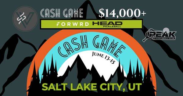 VIZUALSPOTS CASH GAME $14,000+ Prize Pool in Salt Lake City @PEAK Pickleball Indoor Money Ball