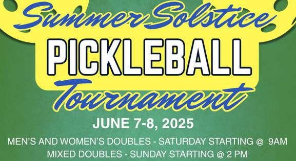 June Summer Solstice Pickleball Tournament @ Lifestyle Fitness and Tennis