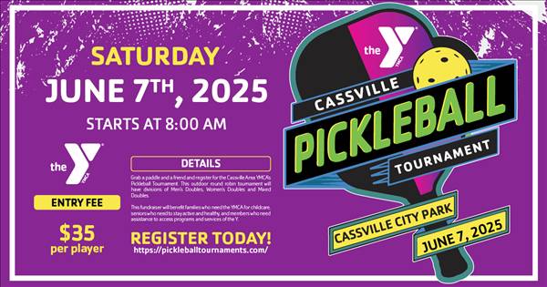 Cassville YMCA Trout Fest Pickleball Tournament