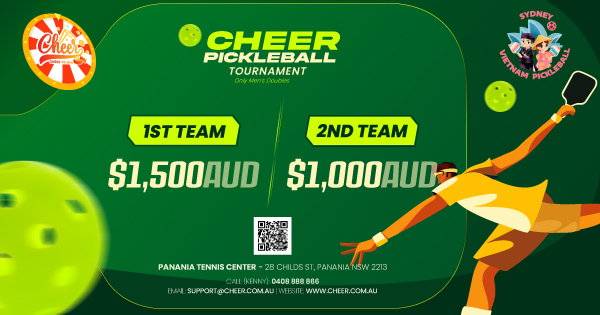 CHEER PICKLEBALL TOURNAMENT 2025