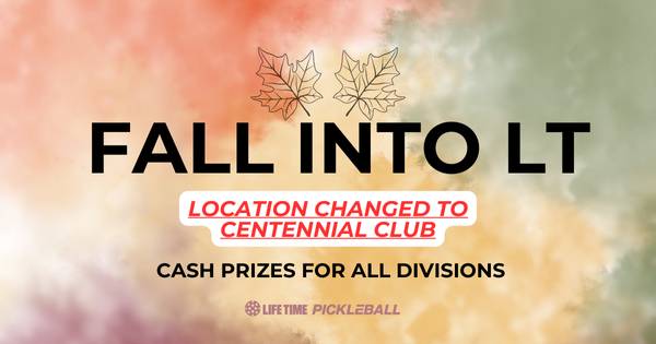 Fall Into Life Time - LOCATION CHANGED TO CENTENNIAL