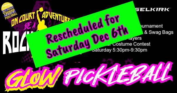 GLOW PICKLEBALL - BE A ROCKSTAR!