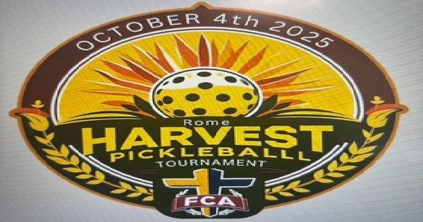 FCA Rome Harvest Pickleball Tournament