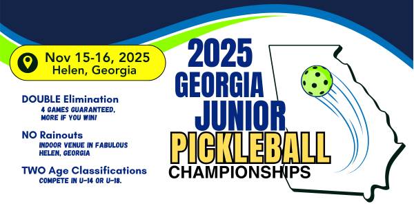 Georgia Junior State Pickleball Championship - 35 Players Registered