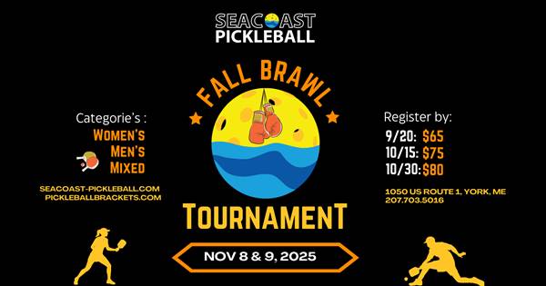 Seacoast Pickleball's 2025 Fall Brawl Tournament