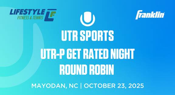 UTR-P Get Rated Event @ Lifestyle Fitness and Tennis