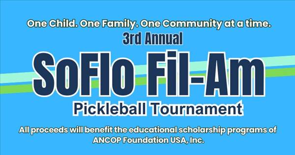 3rd Annual SoFlo Fil-Am Pickleball Tournament