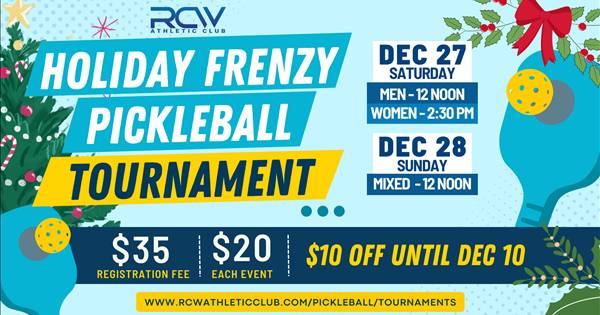 Holiday Frenzy Pickleball Tournament