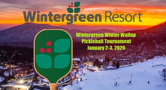 Wintergreen Winter Wallop Pickleball Tournament