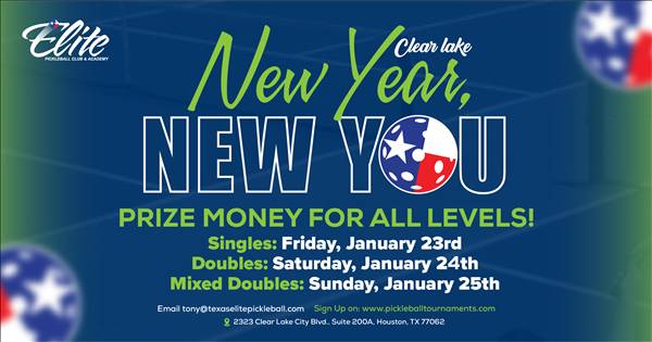 Elite: New Year, New You (Clear Lake)