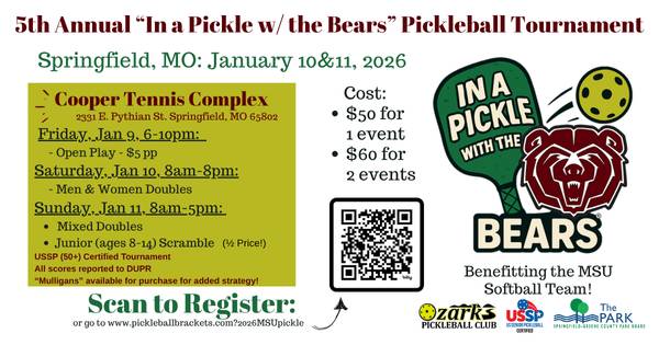 2026 5th Annual MSU In a Pickle with the Bears Pickleball Tournament