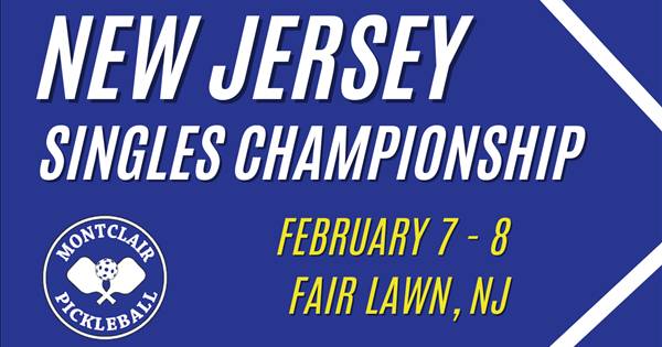 New Jersey Singles Championship by Montclair Pickleball