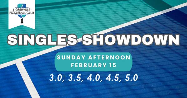 Northville Pickleball Club Singles Showdown