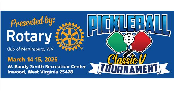 Rotary Club of Martinsburg (WV) Pickleball Classic V