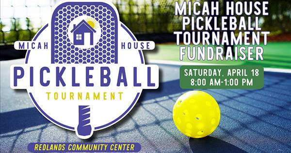 Micah House Pickleball Tournament Fundraiser, April 18th 2026
