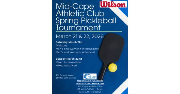 Mid-Cape Athletic Club Spring Pickleball Tournament