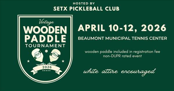 SETXPBC Vintage Wooden Paddle Tournament