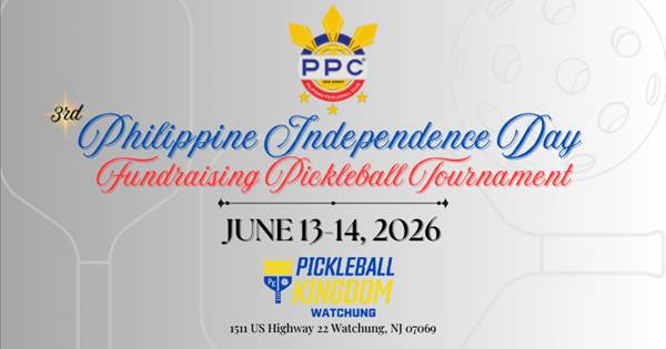 3rd Philippine Independence Day Fundraising Pickleball Tournament