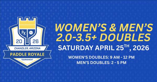 Paddle Royale 2.0-3.5+ Men's and Women's Doubles
