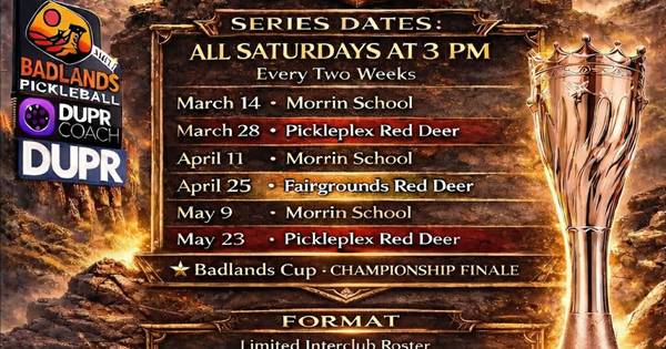 Badlands CUP Spring Series - Round 2 @ Pickleplex Red Deer