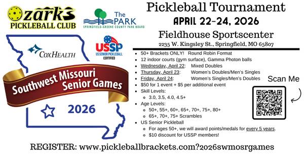 2026 SW MO Senior Games presented by CoxHealth