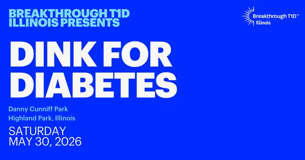 Dink for Diabetes 2026 Breakthrough T1D Illinois