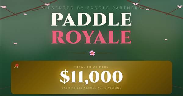 Paddle Royale: $11000 Spring Blossom Hosted at Picklr Fairlawn, 4/25