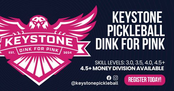 Keystone Pickleball Dink for Pink at Forward