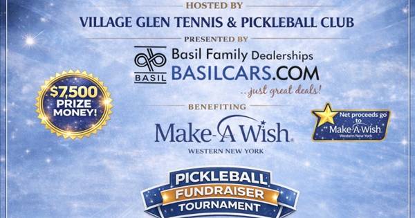 $$$$ (Prize Money) Basil Family Dealership: Make-A-Wish Pickleball Fundraiser at Village Glen
