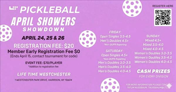 Life Time Pickleball April Showers Showdown