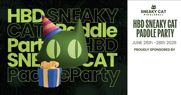 HBD Sneaky Cat Paddle Party