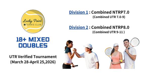 Lucky Point Mixed Doubles Tournament - Pay as a team
