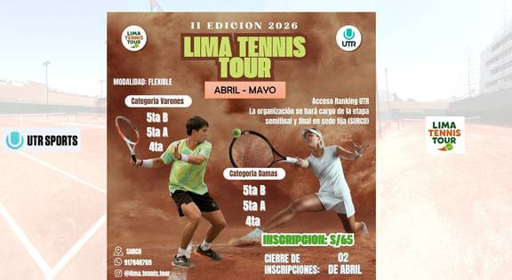 2DA EDICIÓN - LIMA TENNIS TOUR