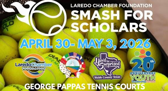 Laredo Chamber Foundation. Smash for Scholars 2026 Doubles & Mixed (Free Event)