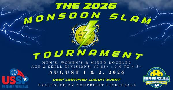 Monsoon Slam @ The Pickleball Space Senior (50+) Men's, Women's & Mixed Doubles