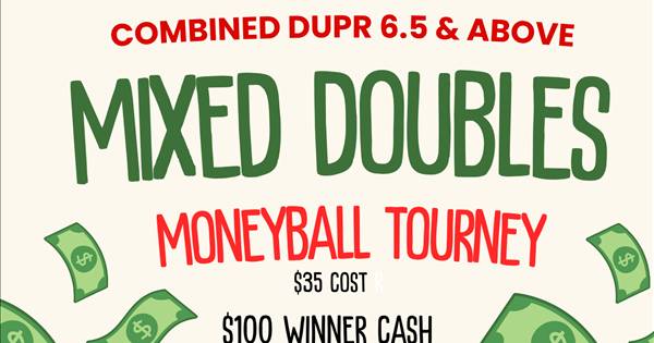 MIXED DOUBLES COMBINED DUPR 6.5&ABOVE