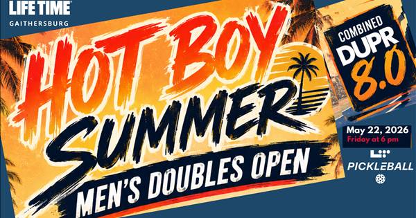 Hot Boy Summer Men's Doubles Combined Max DUPR 8.0 Moneyball Tournament