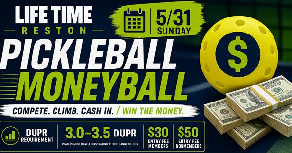 CANCELLED 5/31 Coed Moneyball 3.0-3.5